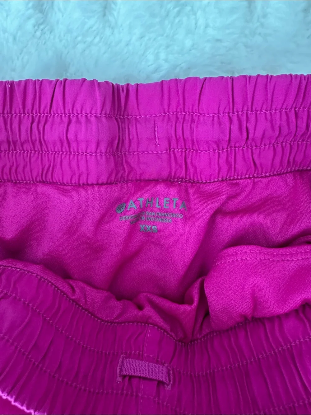 Athleta Fuchsia Athletic Shorts Size XXS - Picture 6 of 6